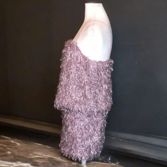 NWT Revolve 2 PIECE Endless Rose Fringe Skirt Set in Purple Size Small - Picture 6 of 14